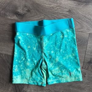 💜4/$10 3/$8 Green/blue active shorts